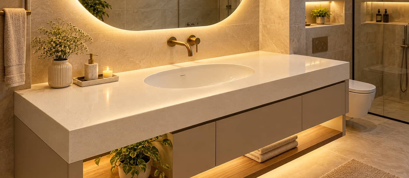 Washbasin and Vanity by FabDot Fabricators, Delhi NCR