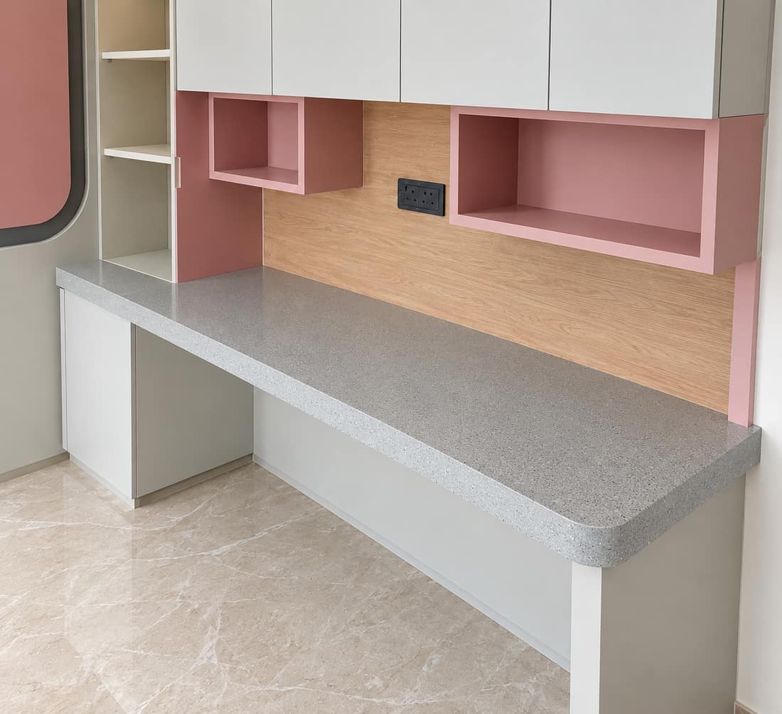 Corian washbasin and vanity top, Delhi NCR